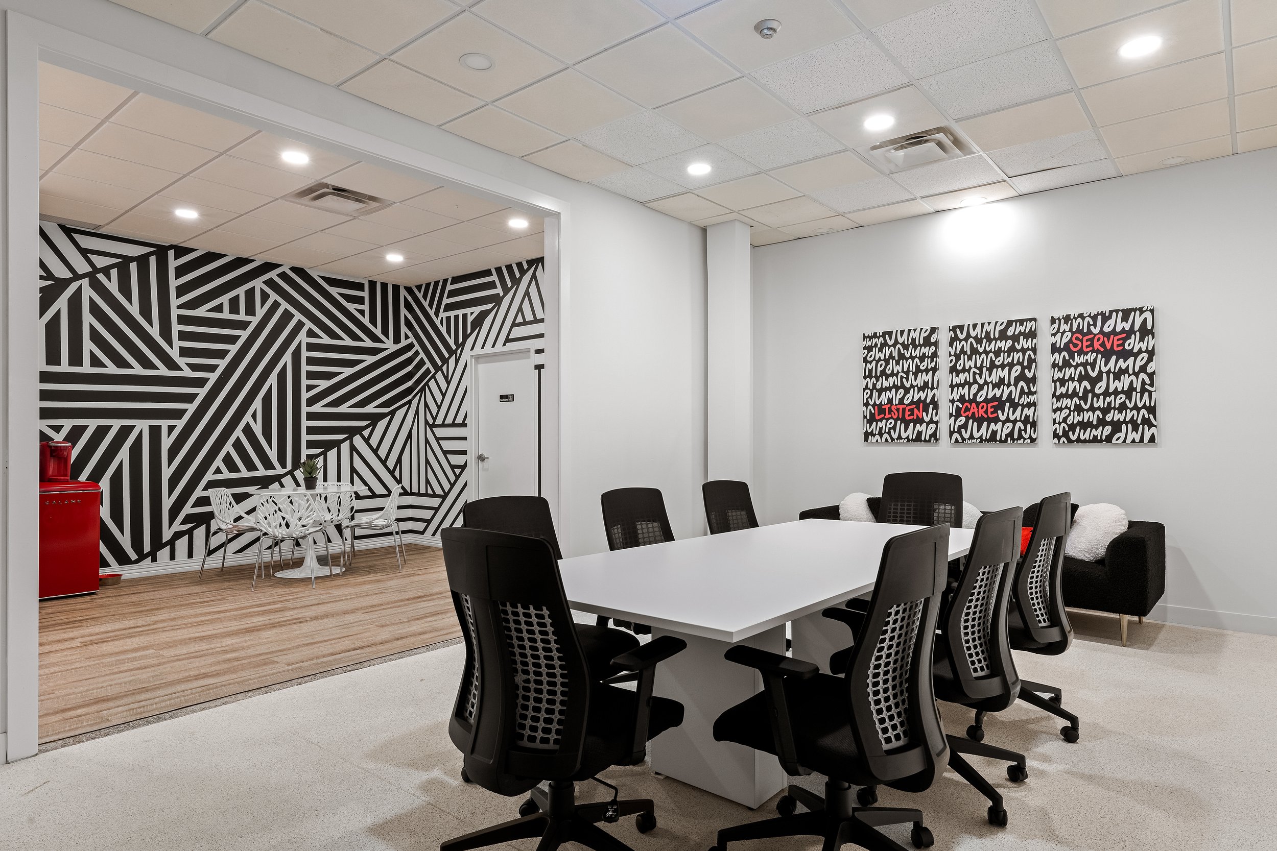 Jump Realty boardroom and brokerage support environment